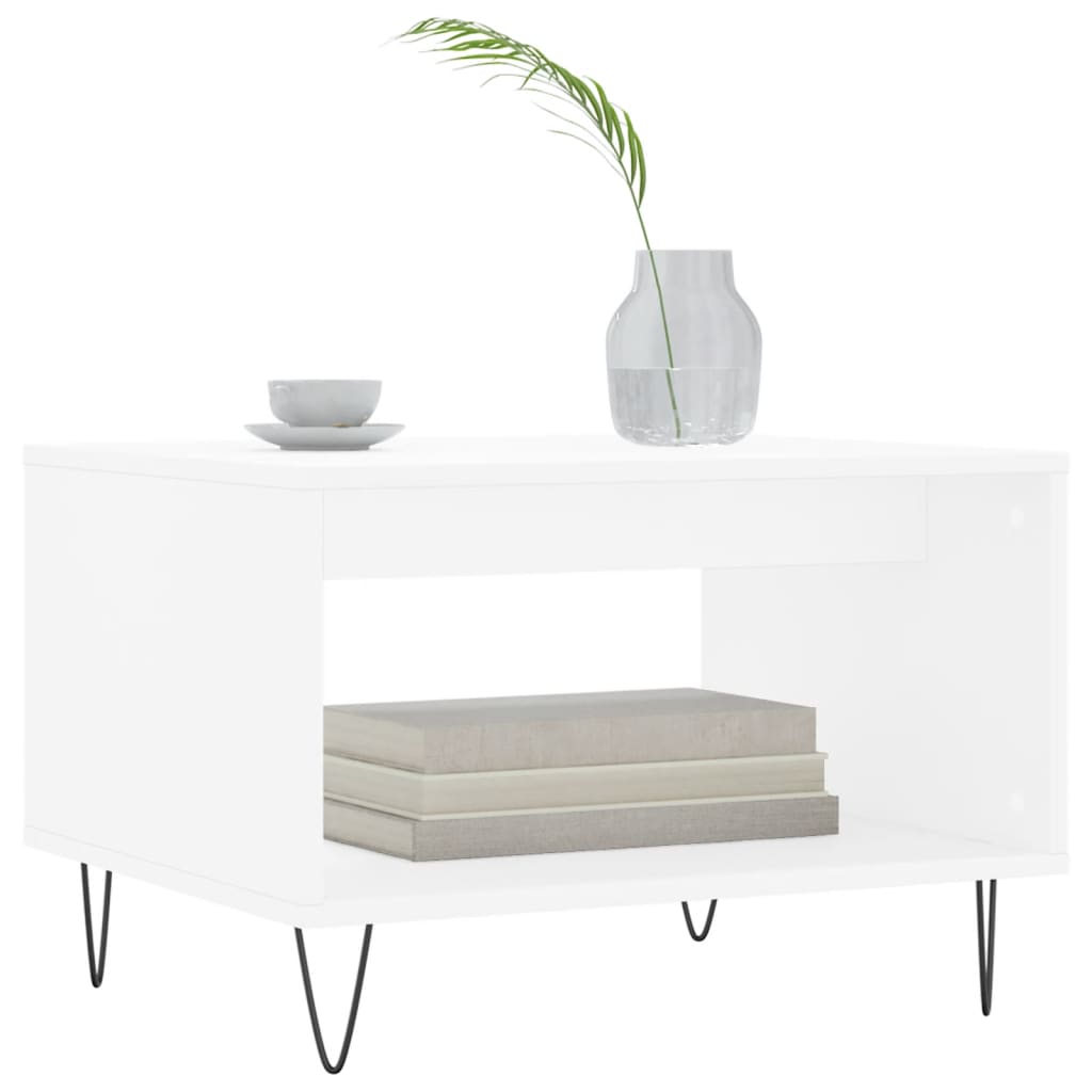 Coffee Table 60X50X40 Cm Engineered Wood Sonoma Oak Smoked Living Room Table