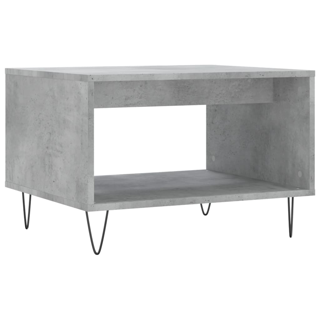 Coffee Table 60X50X40 Cm Engineered Wood Sonoma Oak Smoked Living Room Table