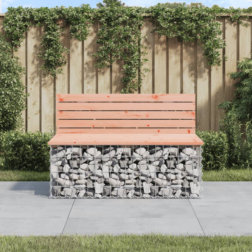 Garden Bench Gabion Design Impregnated Wood Pine