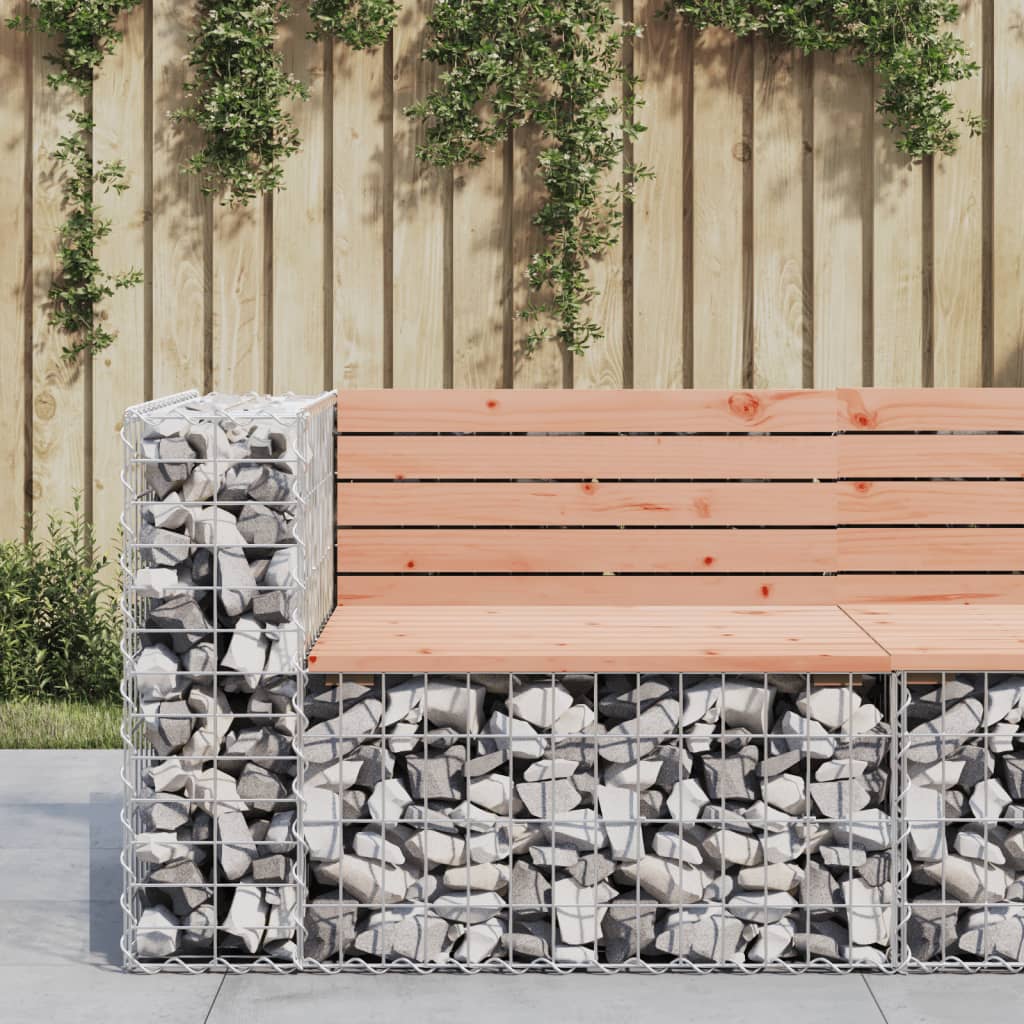 Garden Bench Gabion Design Impregnated Wood Pine