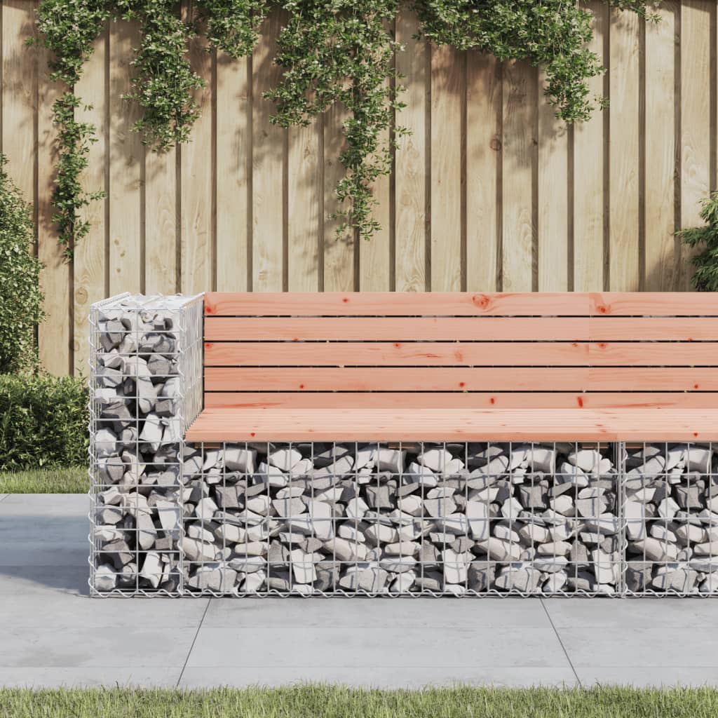 Garden Bench Gabion Design Impregnated Wood Pine