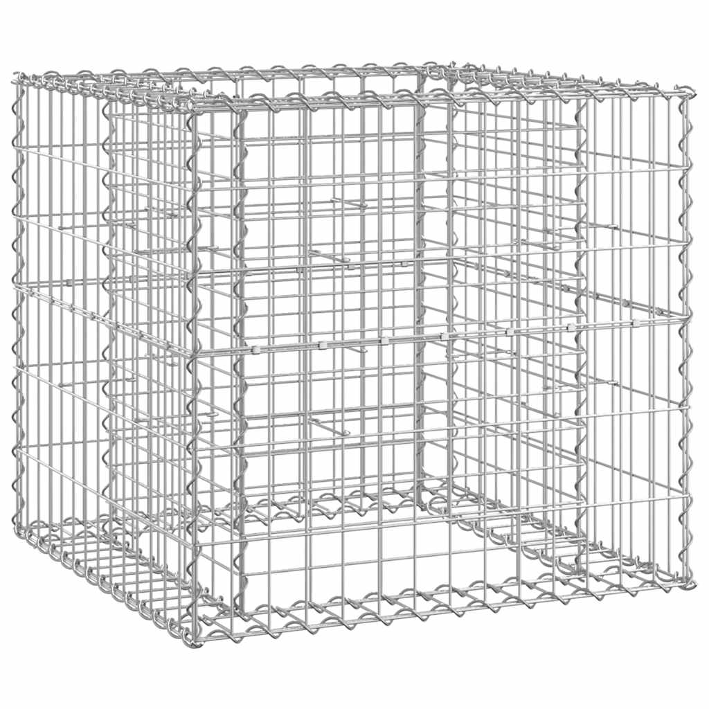 Garden Bench With Gabion Basket Impregnated Wood Pine - Model 3196245