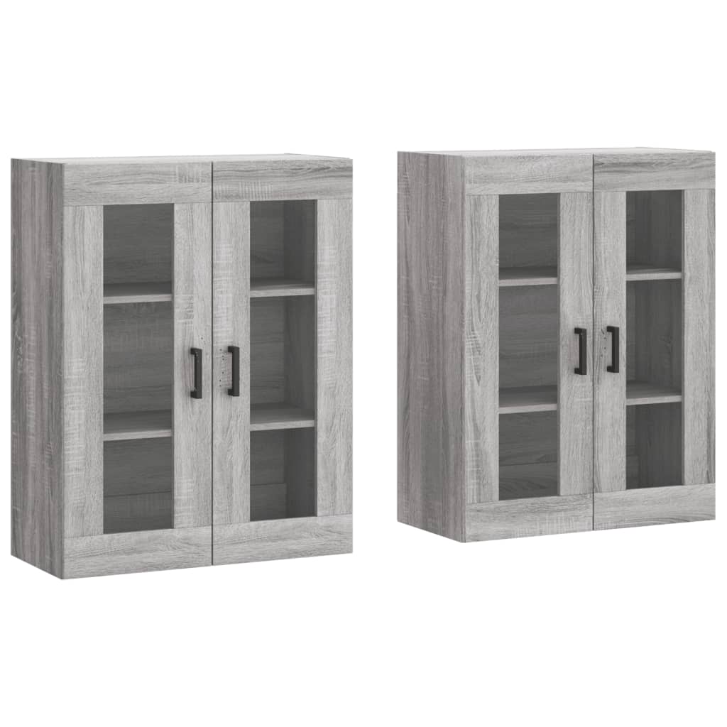 Wall Mounted Cabinets 2 Pcs Engineered Wood