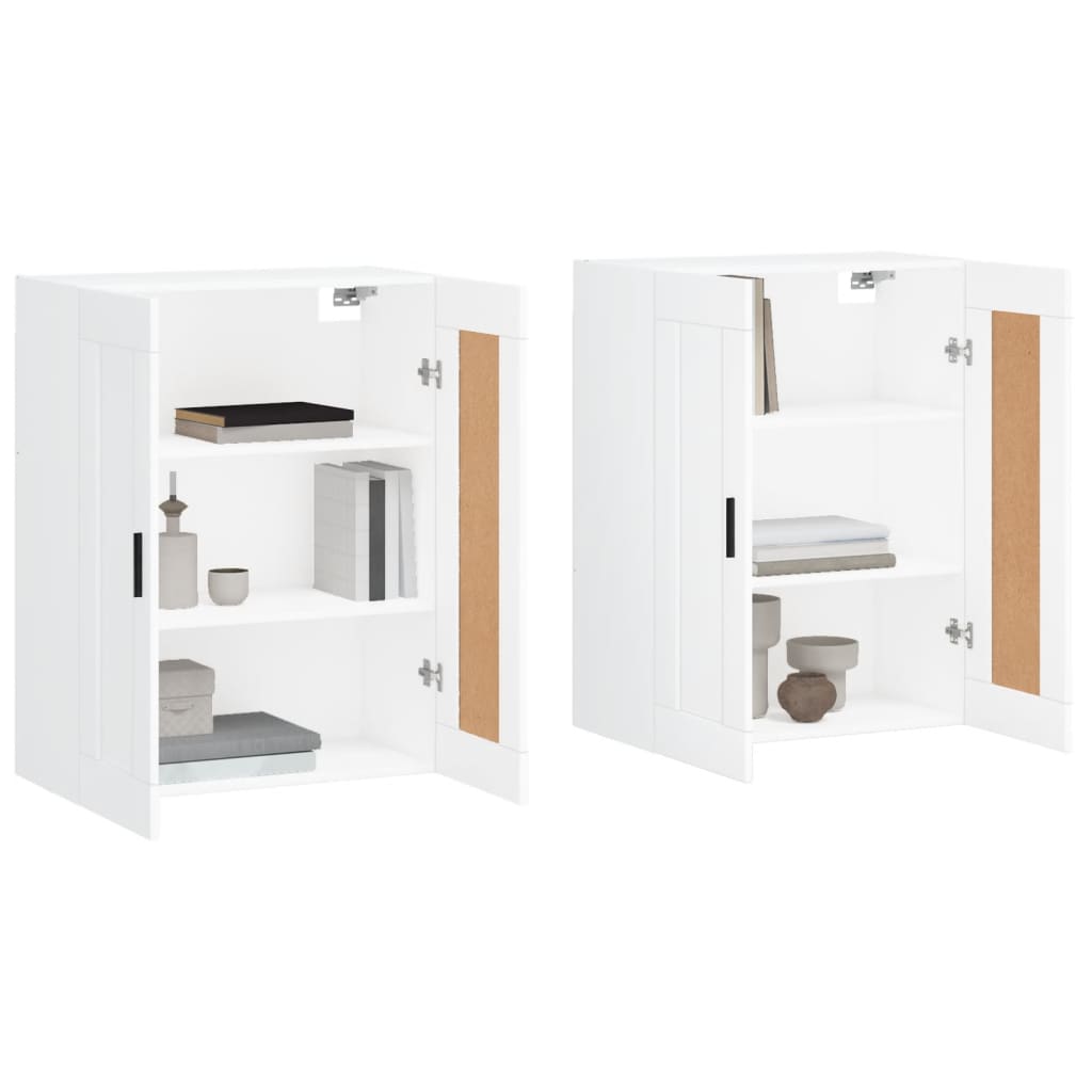 Wall Mounted Cabinets 2 Pcs Engineered Wood