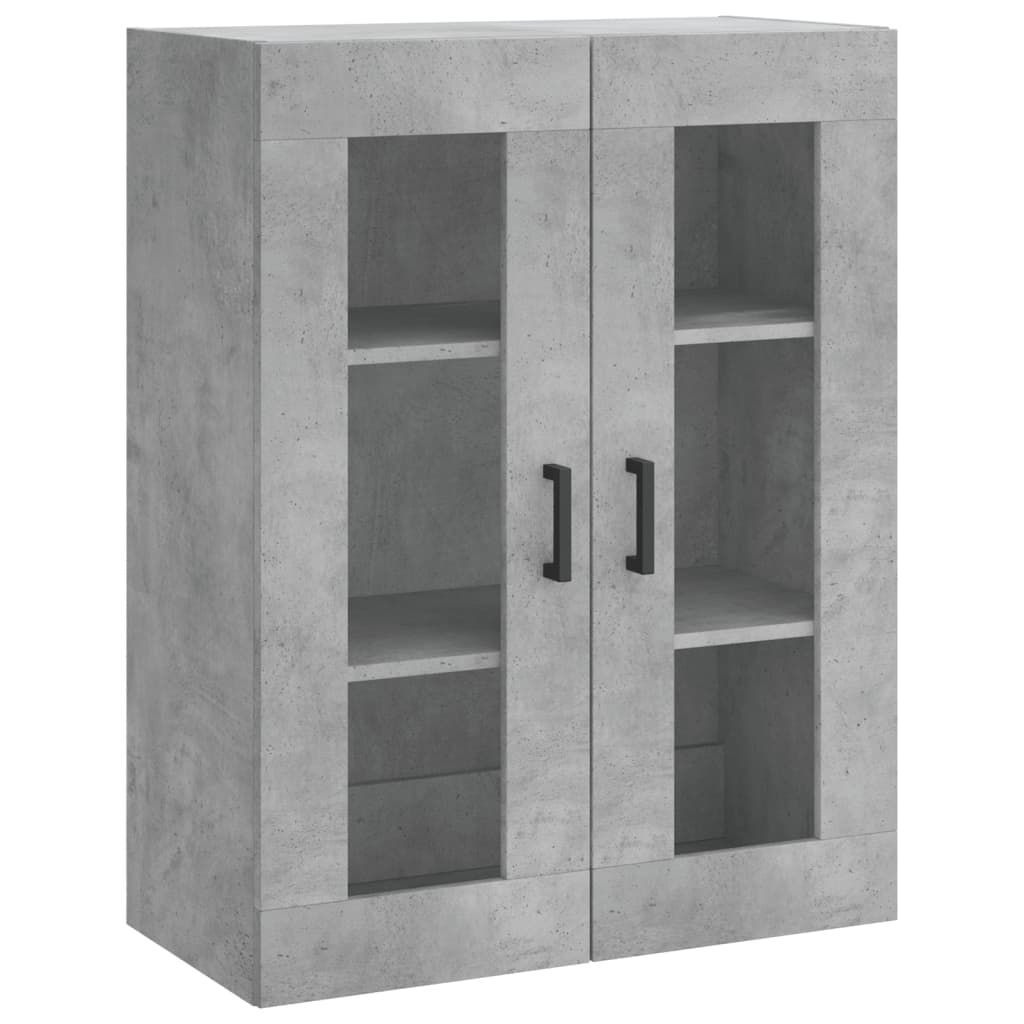 Sideboard Highboard 69.5X34X180 Cm Engineered Wood Black Oak - Model 3198213