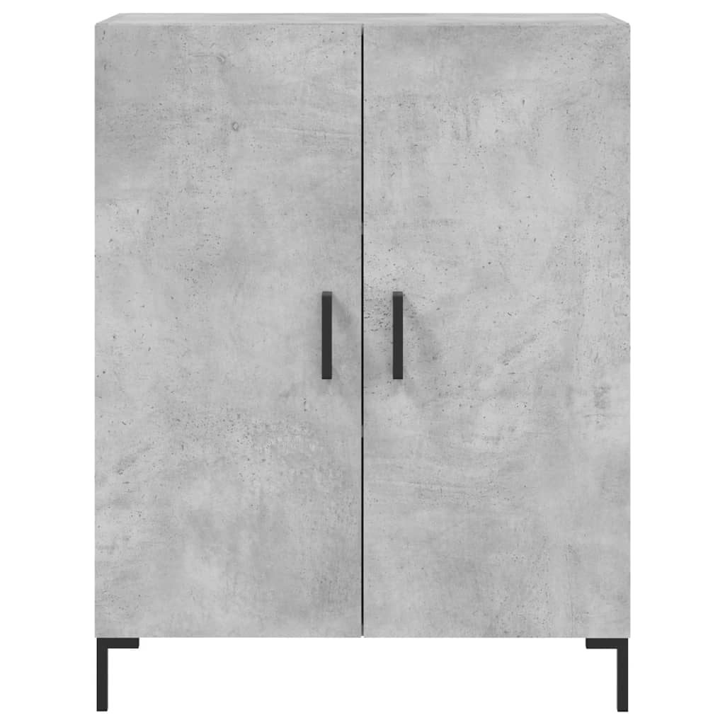 Sideboard Highboard 69.5X34X180 Cm Engineered Wood Black Oak - Model 3198213