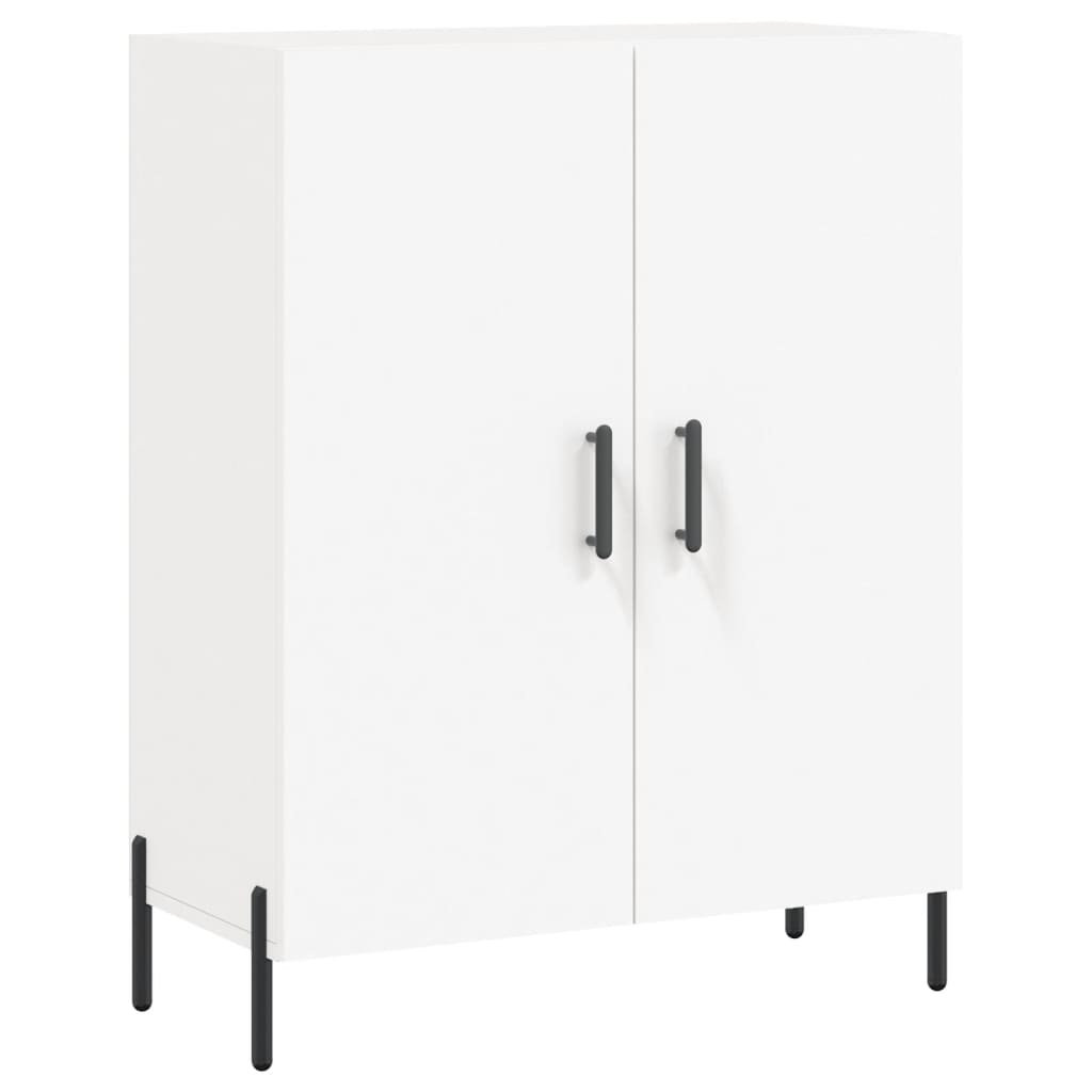 Sideboard Highboard 69.5X34X180 Cm Engineered Wood Black Oak Old Wood Sonoma Oak