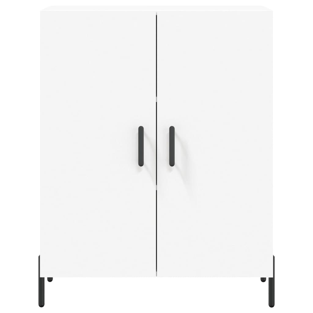 Sideboard Highboard 69.5X34X180 Cm Engineered Wood Black Oak Old Wood Sonoma Oak