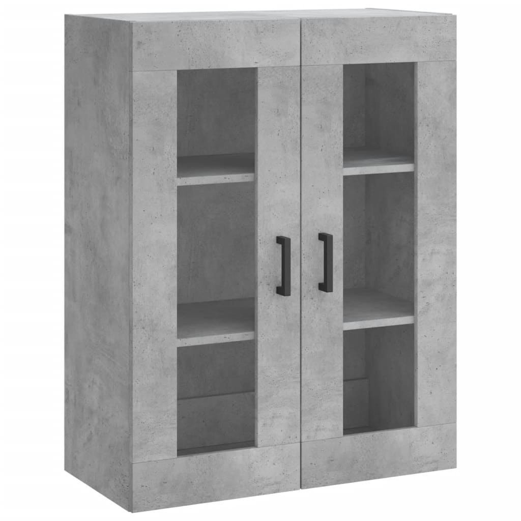Sideboard Highboard 69.5X34X180 Cm Engineered Wood Black Oak - Model 3198213