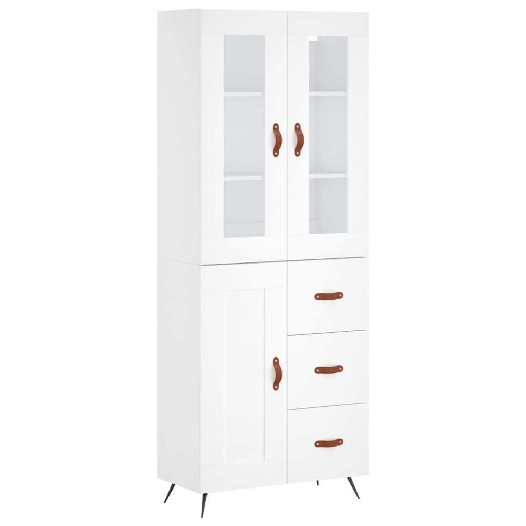 Highboard 69.5X34X180 Cm Engineered Wood