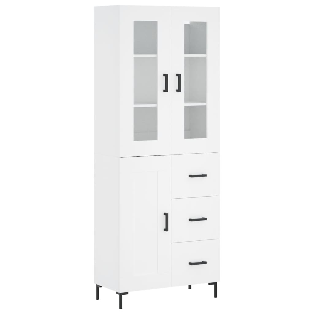Highboard 69.5X34X180 Cm Engineered Wood