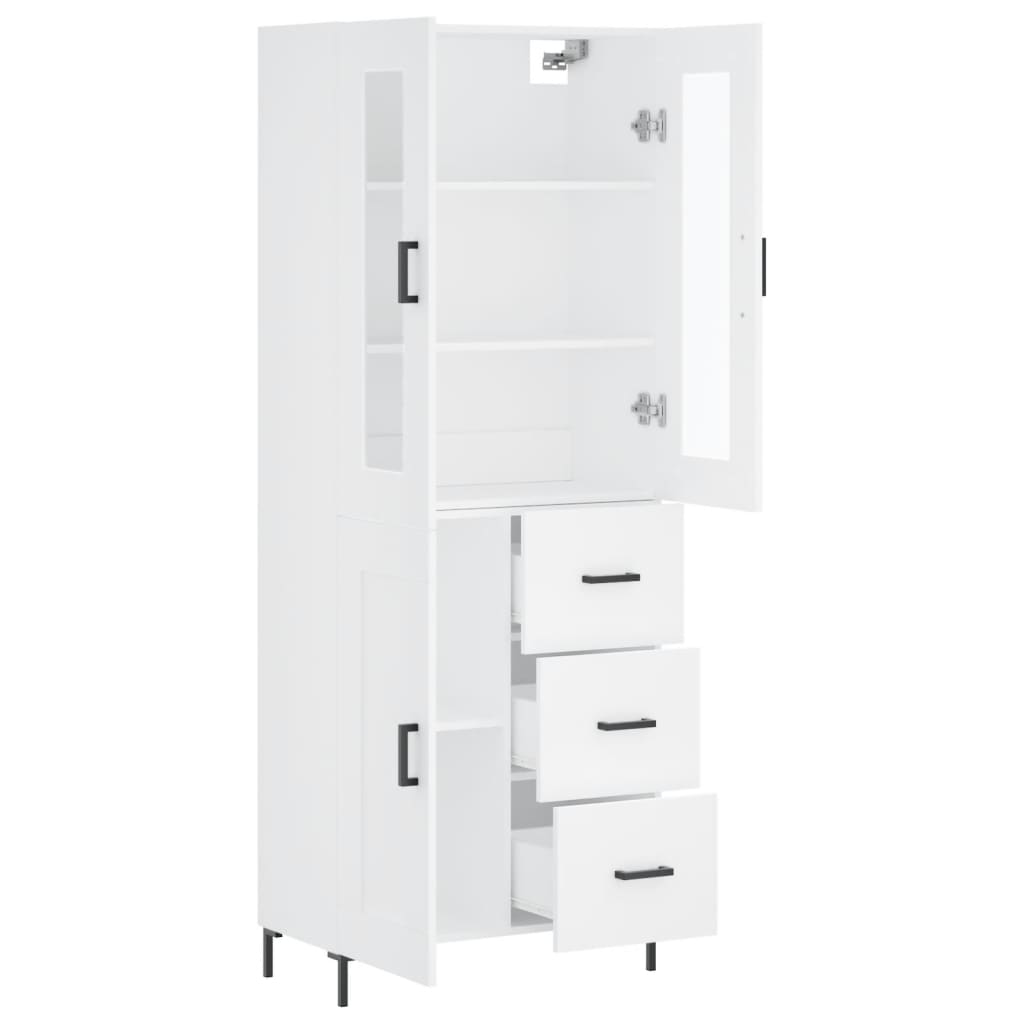Highboard 69.5X34X180 Cm Engineered Wood