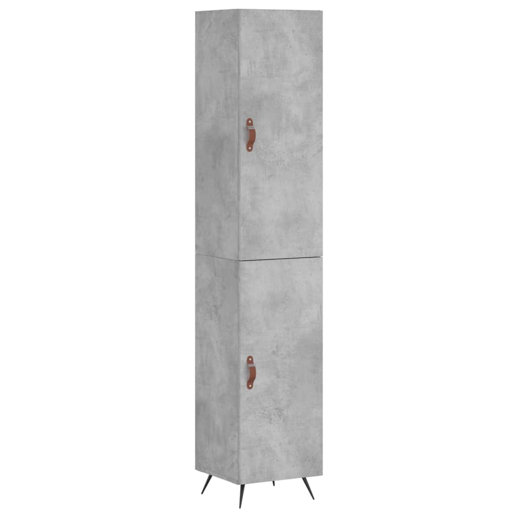 Highboard 34.5X34X180 Cm Engineered Wood