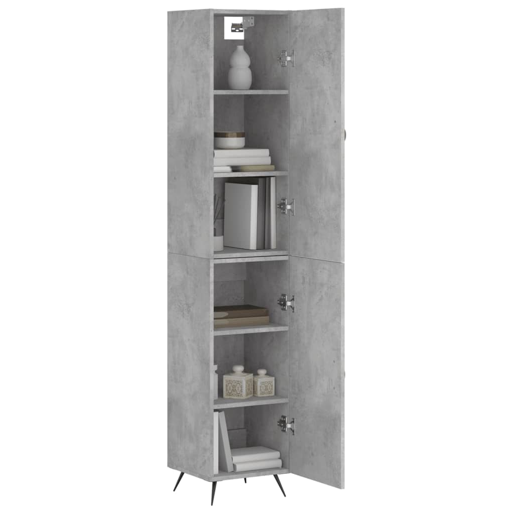 Highboard 34.5X34X180 Cm Engineered Wood