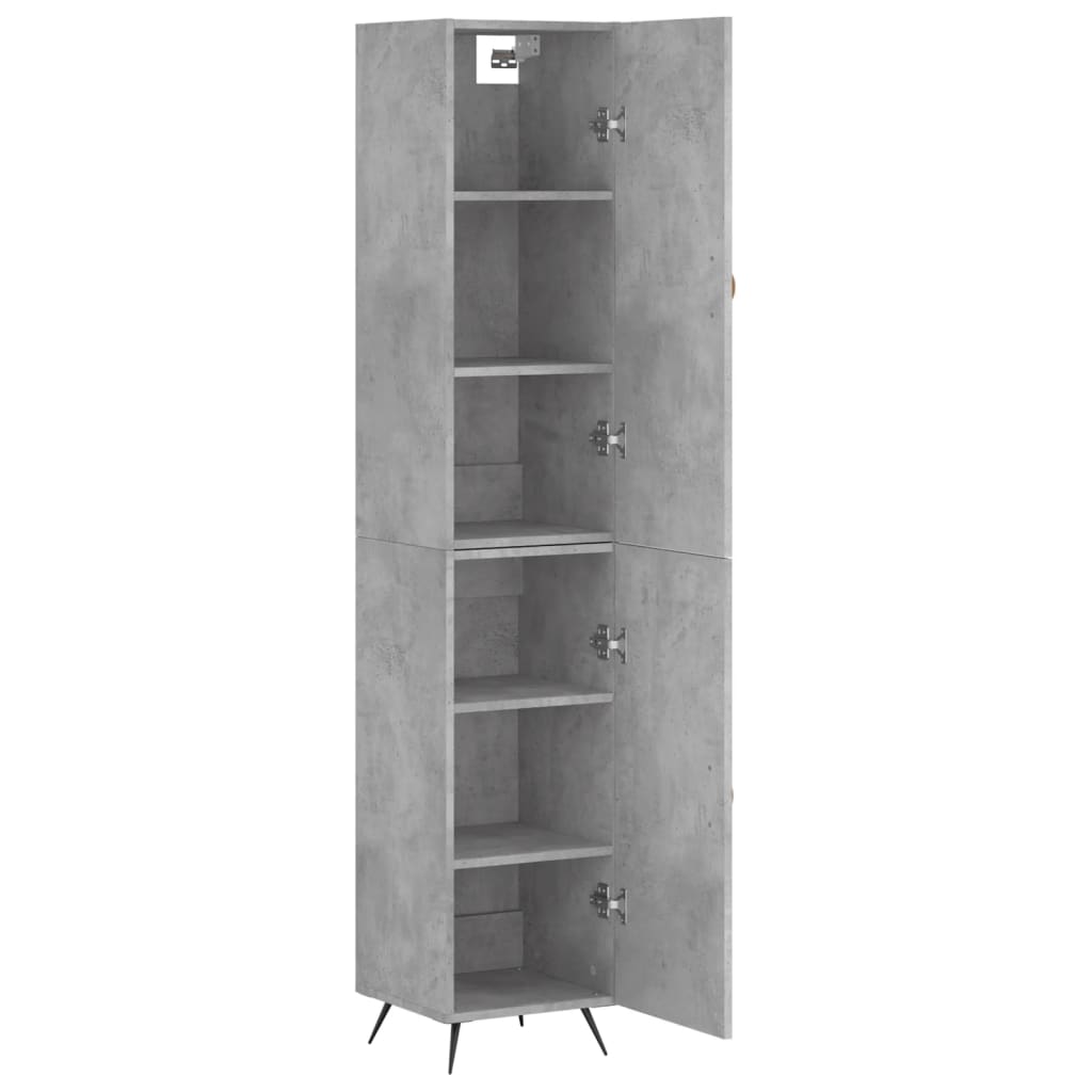 Highboard 34.5X34X180 Cm Engineered Wood
