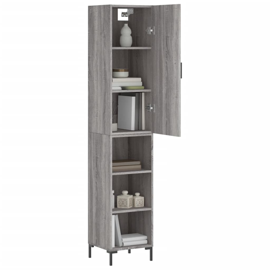 Highboard 34.5X34X180 Cm Engineered Wood