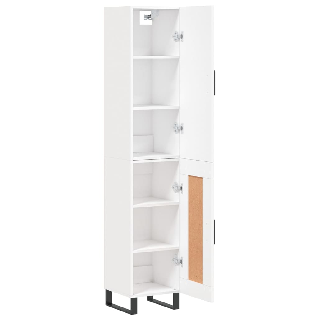 Highboard 34.5X34X180 Cm Engineered Wood