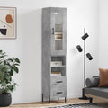 Highboard 34.5X34X180 Cm Engineered Wood