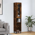 Highboard 34.5X34X180 Cm Engineered Wood