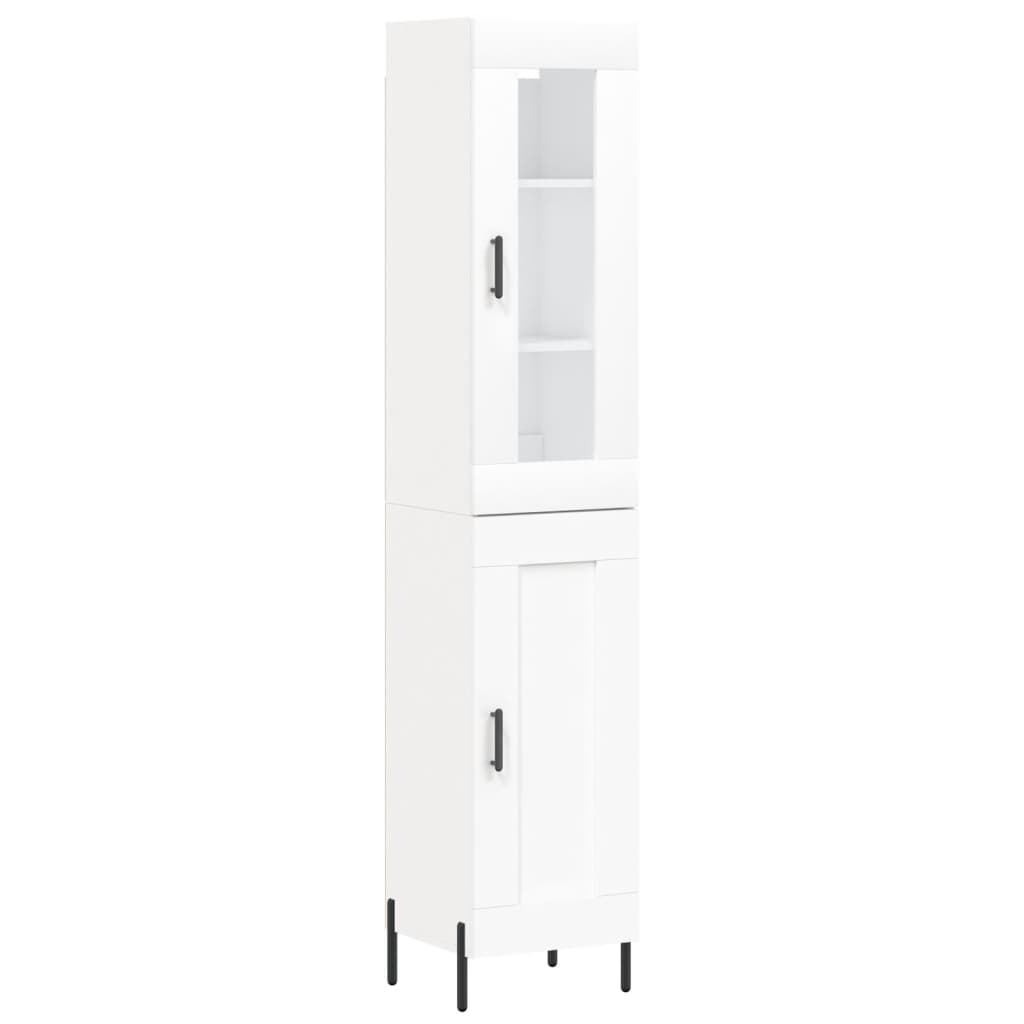 Highboard 34.5X34X180 Cm Engineered Wood