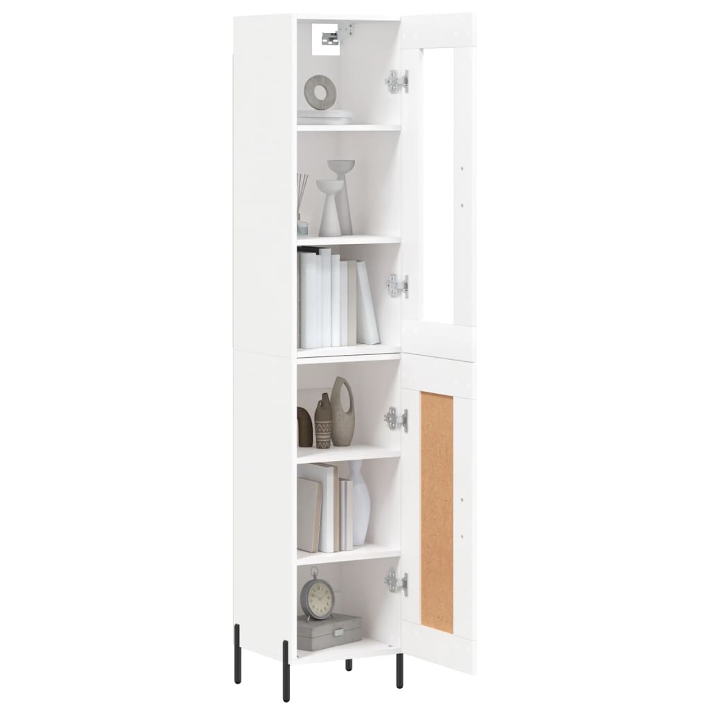 Highboard 34.5X34X180 Cm Engineered Wood