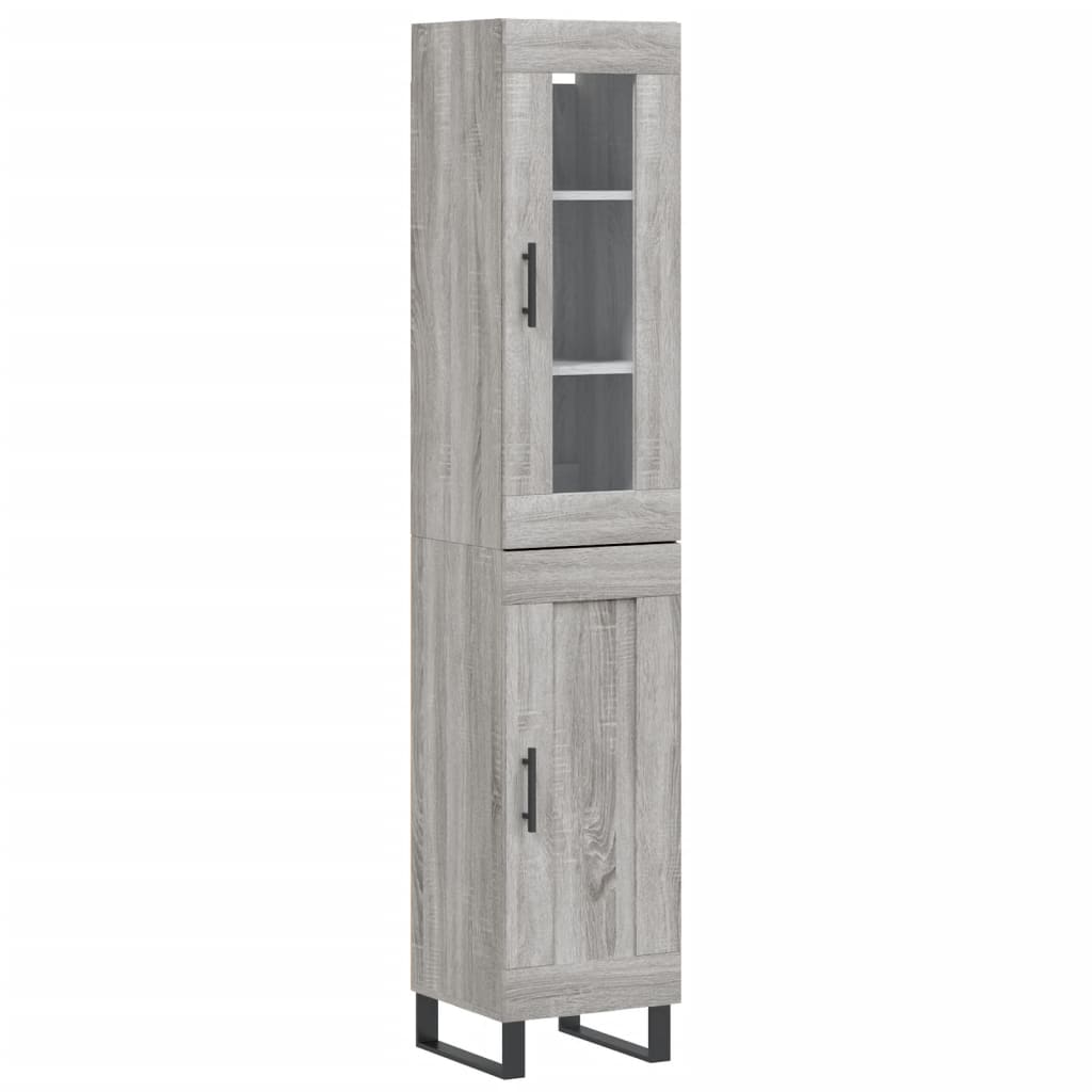 Highboard 34.5X34X180 Cm Engineered Wood