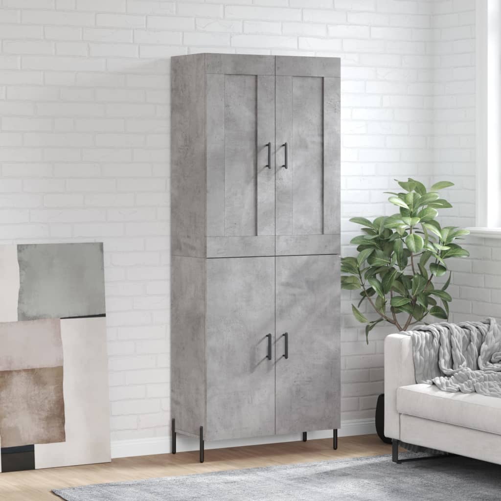 Highboard 69.5X34X180 Cm Engineered Wood