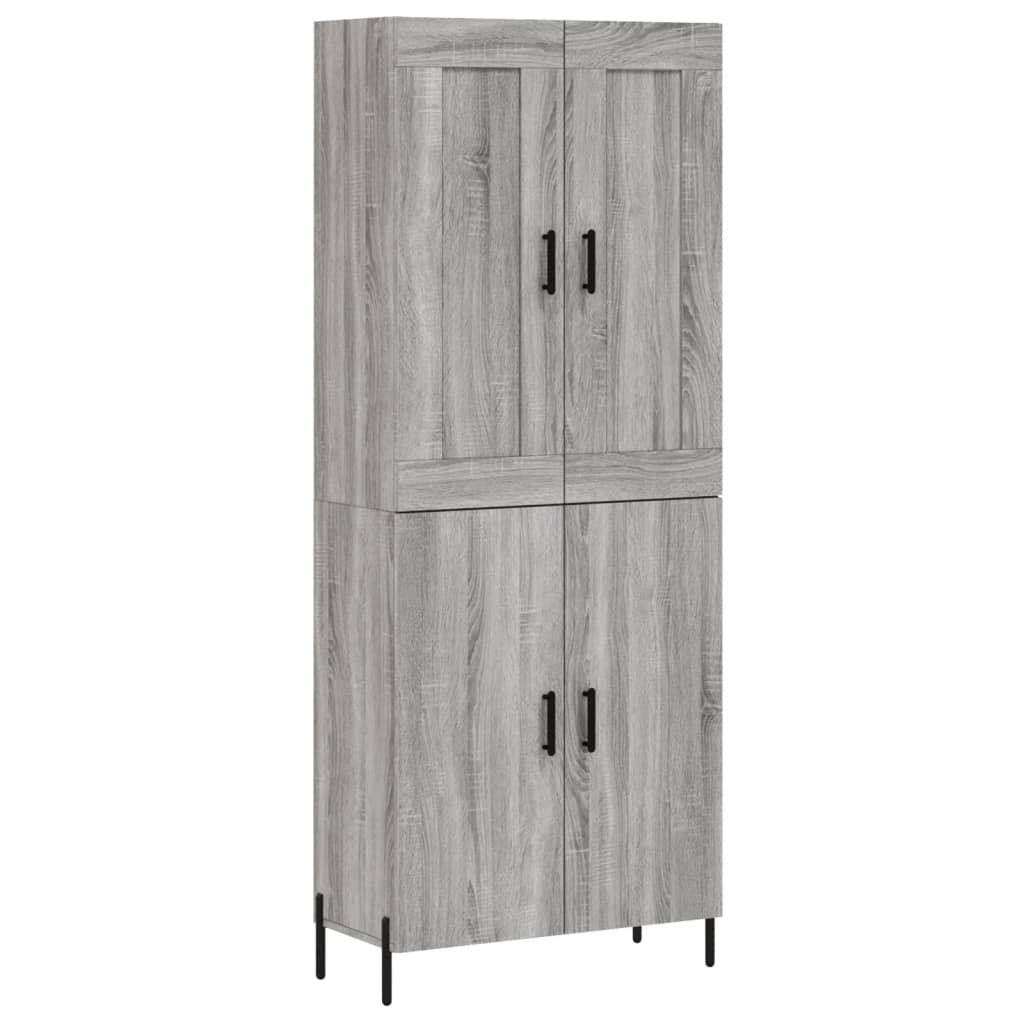 Highboard 69.5X34X180 Cm Engineered Wood