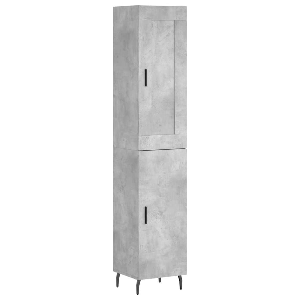 Highboard 34.5X34X180 Cm Engineered Wood