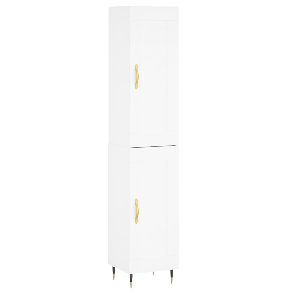 Highboard 34.5X34X180 Cm Engineered Wood