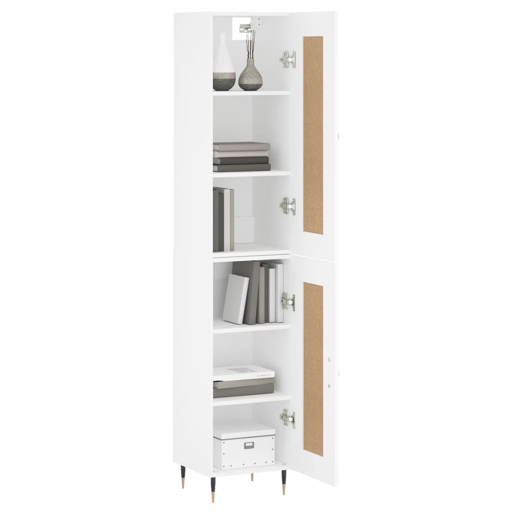Highboard 34.5X34X180 Cm Engineered Wood