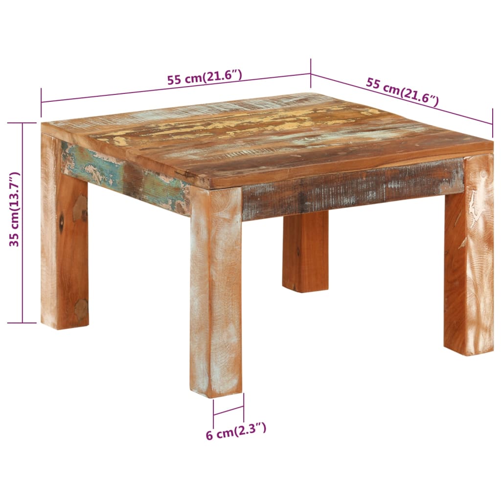 Coffee Table Solid Wood Reclaimed
