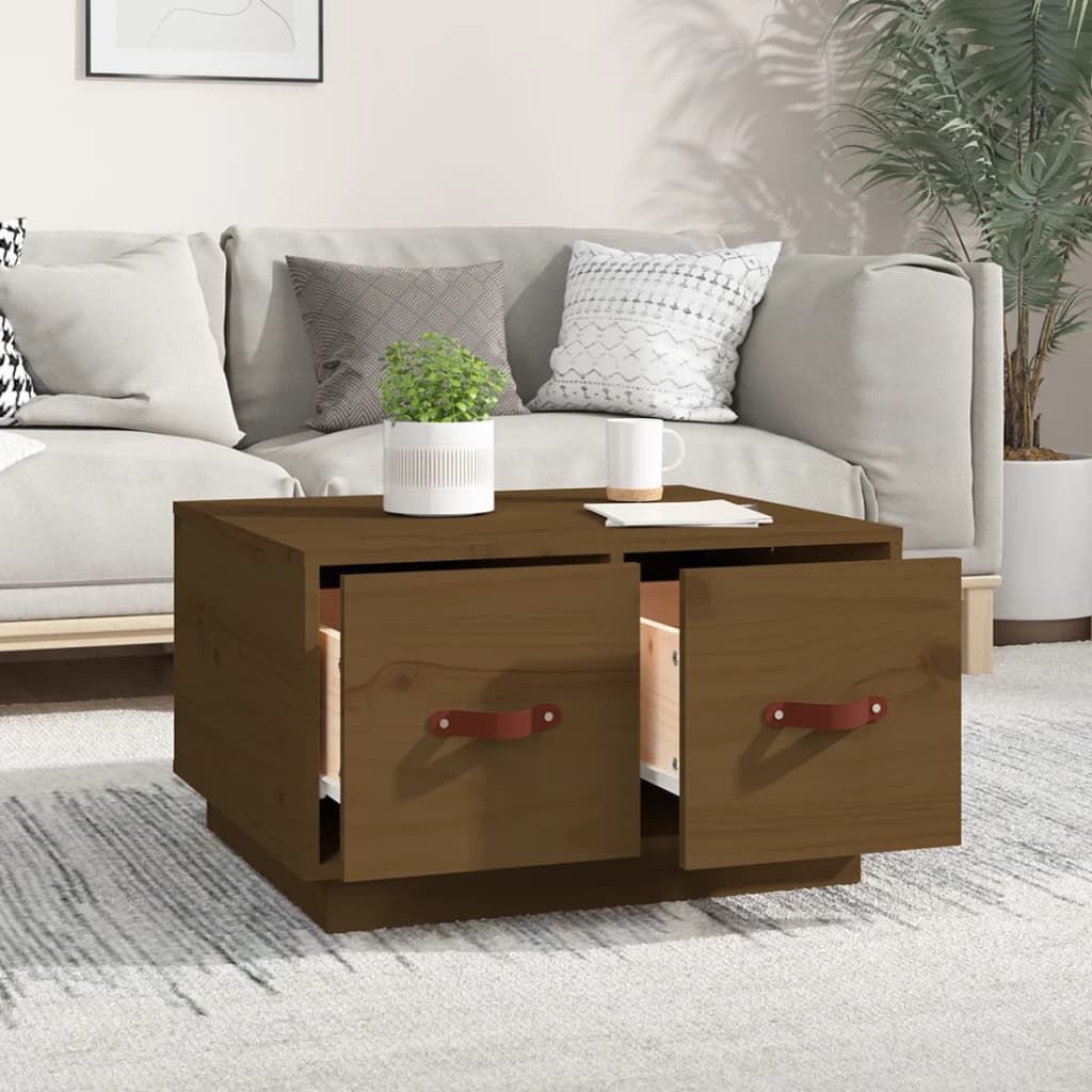 Coffee Table 60X53X35 Cm Solid Wood Pine