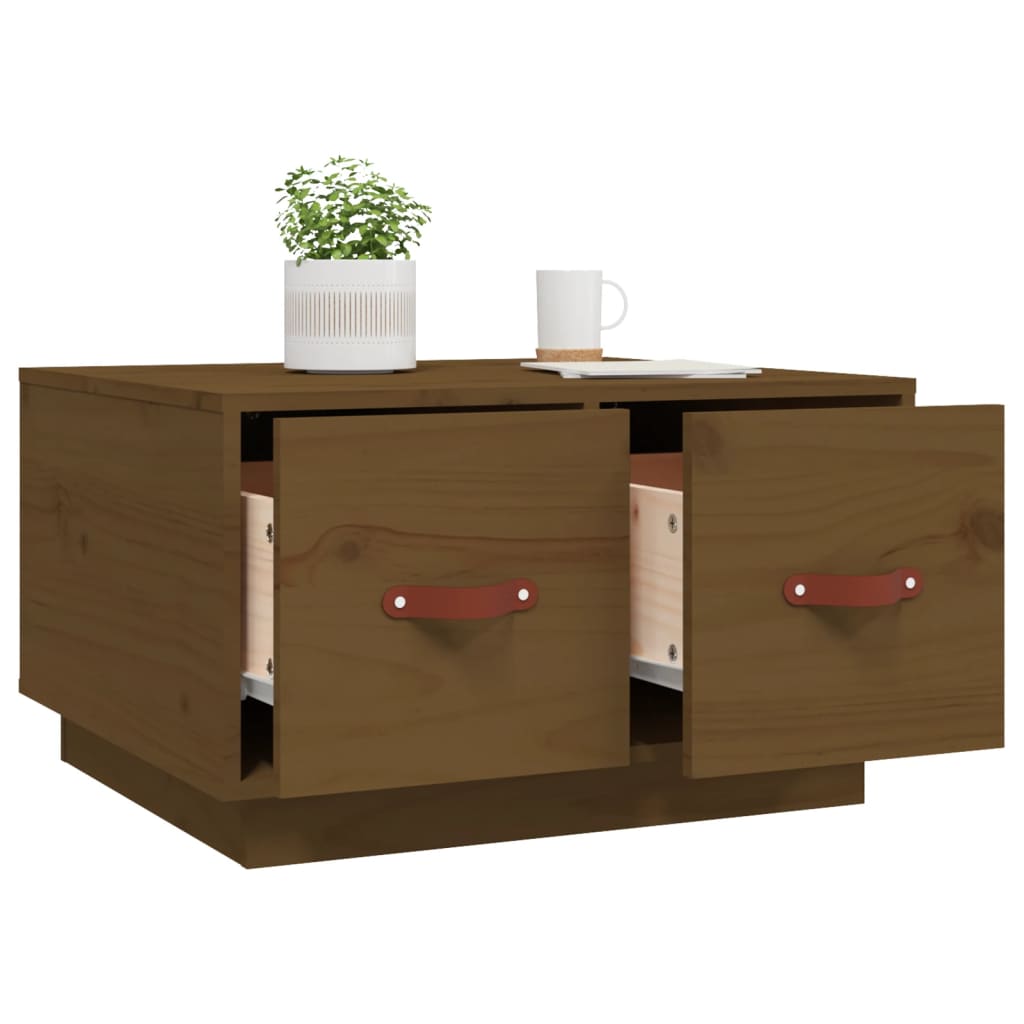 Coffee Table 60X53X35 Cm Solid Wood Pine