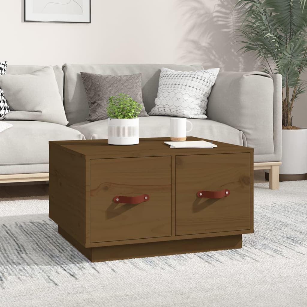 Coffee Table 60X53X35 Cm Solid Wood Pine