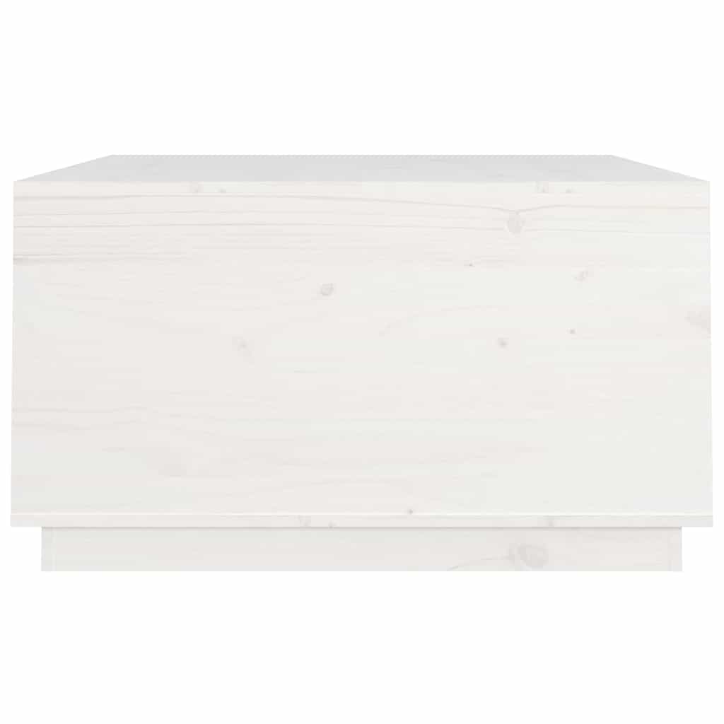 Coffee Table 80X80X45 Cm Solid Wood Pine Black Honey Brown White Natural Grey 80