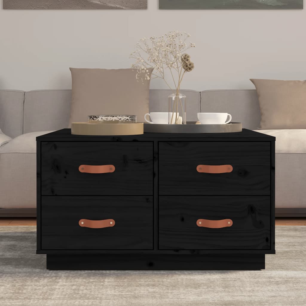 Coffee Table 80X80X45 Cm Solid Wood Pine