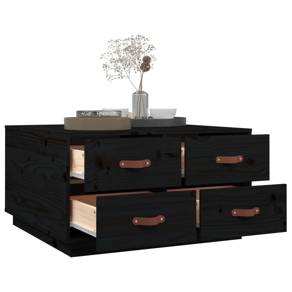 Coffee Table 80X80X45 Cm Solid Wood Pine