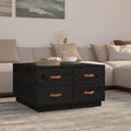 Coffee Table 80X80X45 Cm Solid Wood Pine