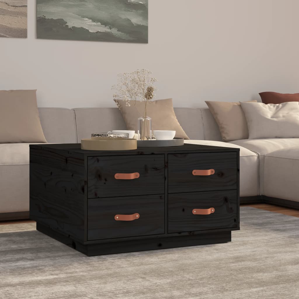 Coffee Table 80X80X45 Cm Solid Wood Pine