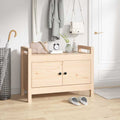 Storage & Entryway Benches Hall Bench Solid Wood Pine Grey Honey Brown Black 80