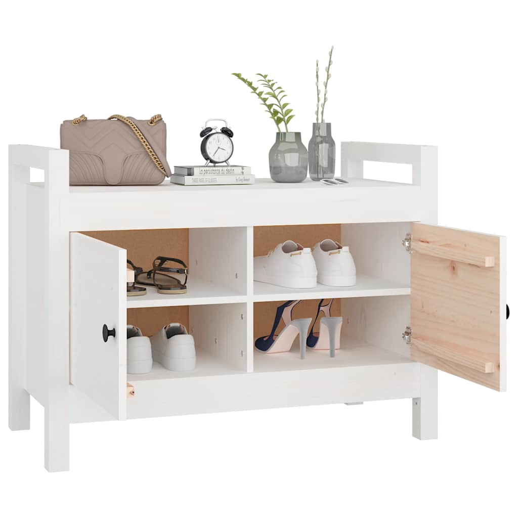 Storage & Entryway Benches Hall Bench Solid Wood Pine Grey Honey Brown Black 80