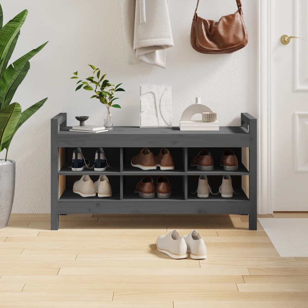 Hall Bench Solid Wood Pine
