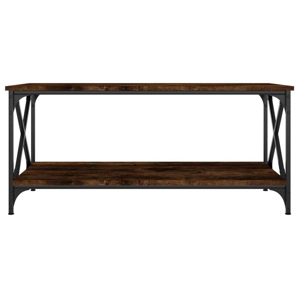 Coffee Table 100X50X45 Cm Engineered Wood And Iron