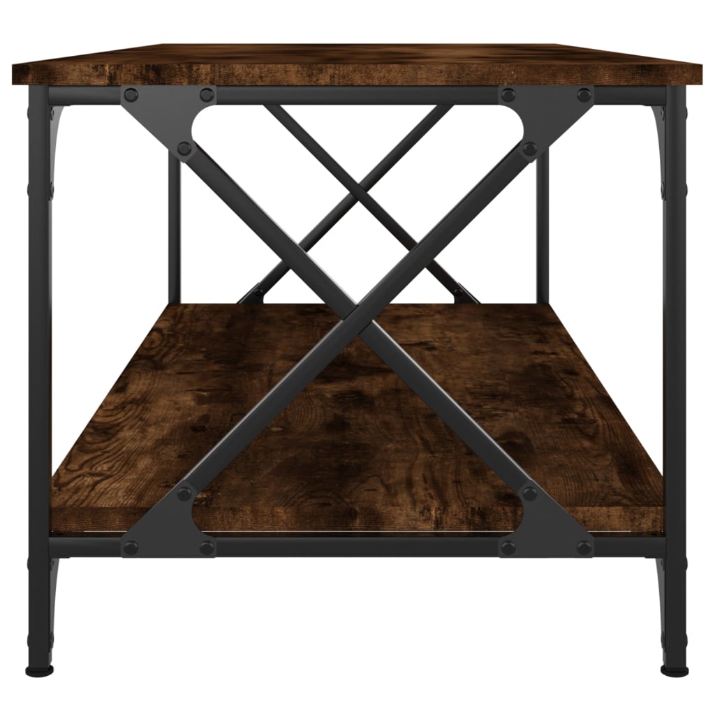 Coffee Table 100X50X45 Cm Engineered Wood And Iron