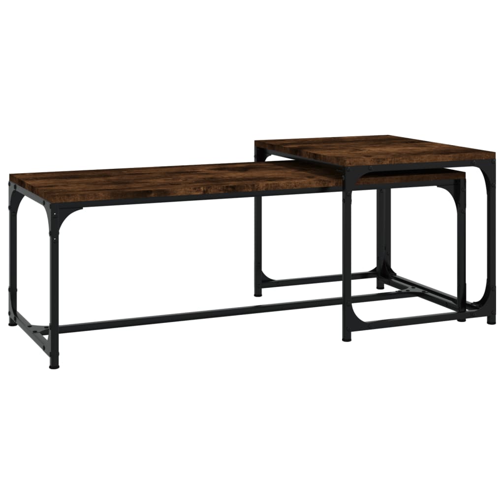 Coffee Tables 2 Pcs Engineered Wood