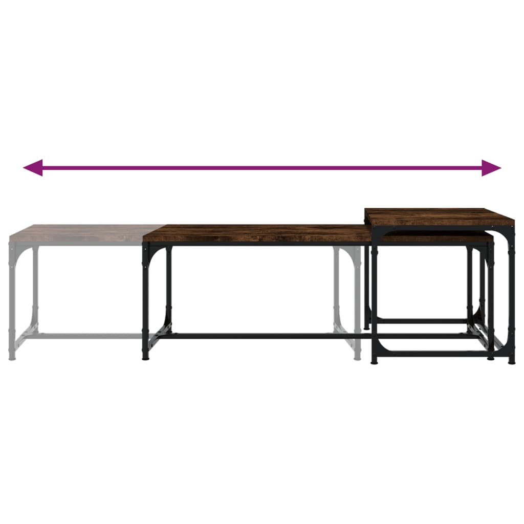 Coffee Tables 2 Pcs Engineered Wood