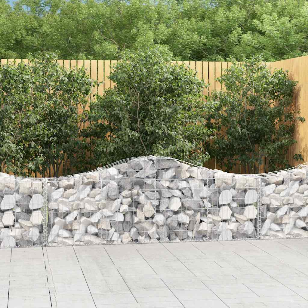Arched Gabion Basket Galvanised Iron