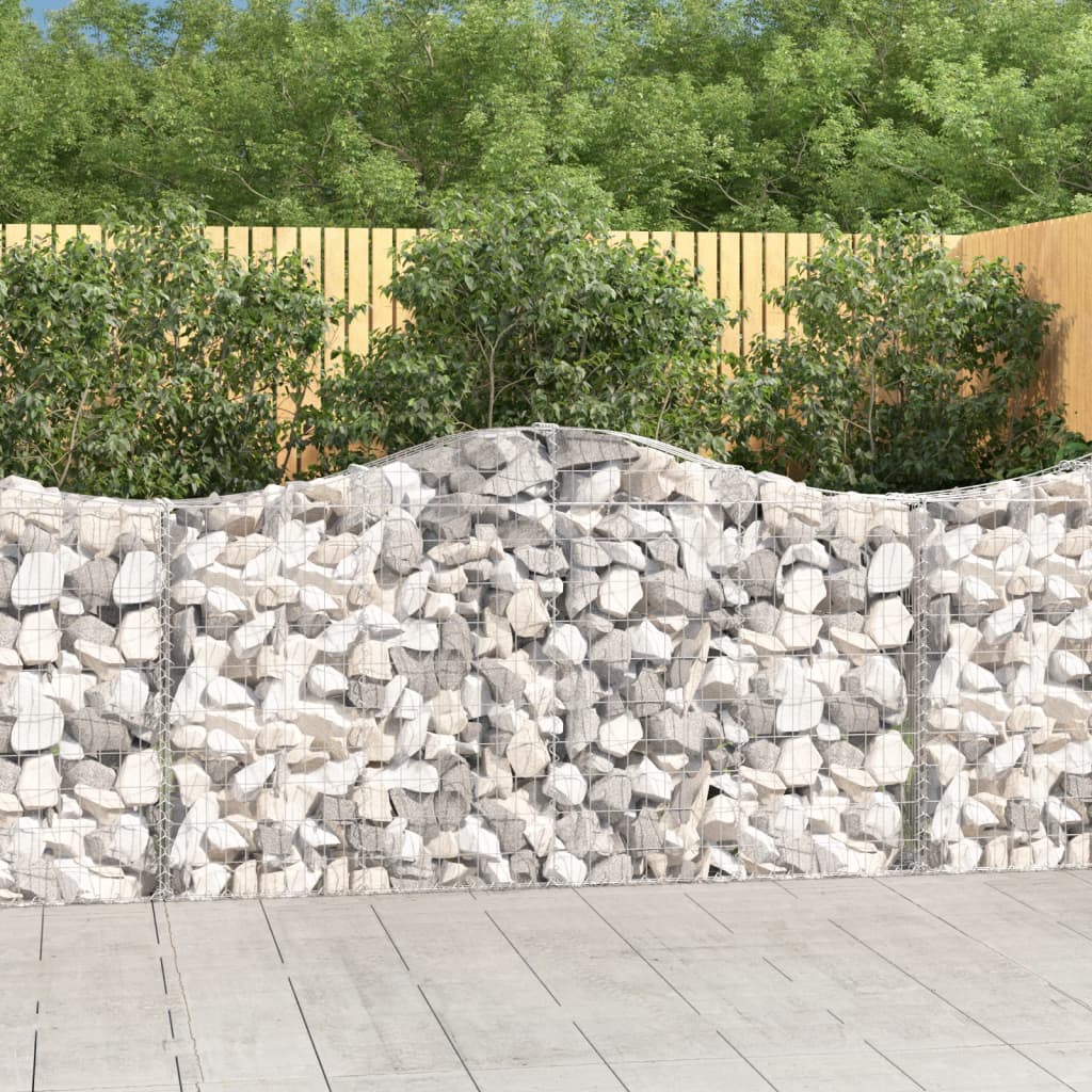 Arched Gabion Basket Galvanised Iron