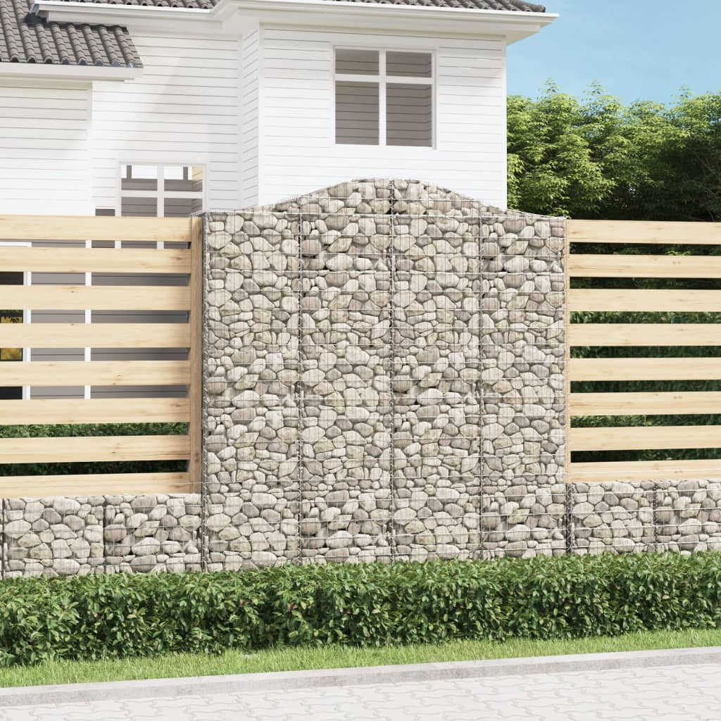 Arched Gabion Basket Galvanised Iron